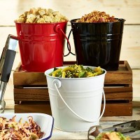 Coloured Galvanised Serving Bucket